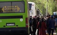 فیلم دلخراش از خرد شدن پای یک زن زیر اتوبوس+ببینید