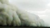 اتفاق عجیب سقوط یک تکه ابر در دزفول | ببینید