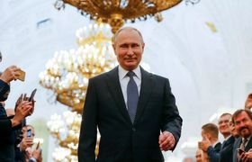 پوتین برای پنجمین بار به عنوان رئیس‌جمهوری روسیه سوگند یاد کرد