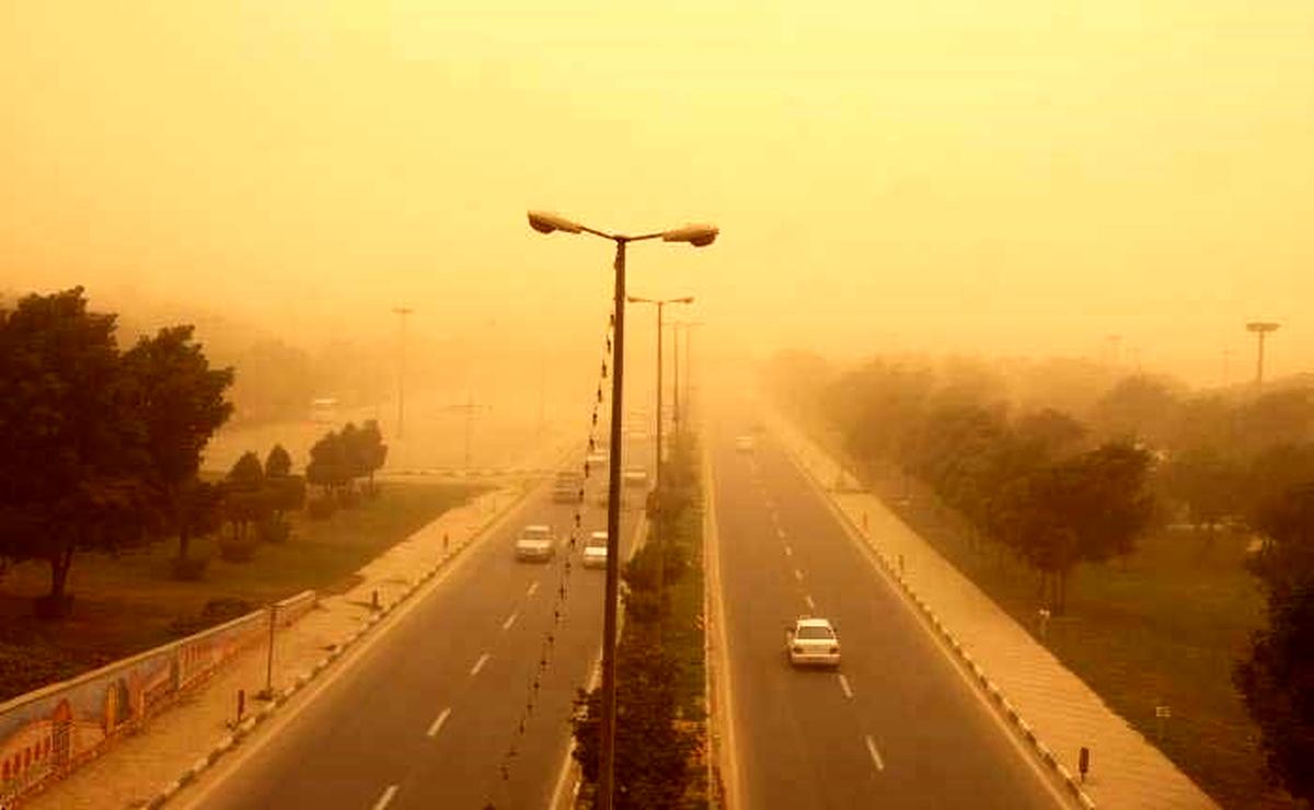 صدور هشدار زرد  هواشناسی |۹ استان درگیر گرد و غبار  | هوای پایتخت با طعم ازن!