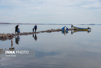 وضعیت دریاچه ارومیه ۵۴ روز بعد از شروع آبگیری