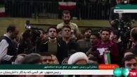 فریادهای یکی از حاضرین در مراسم دیدار رئیسی با انقلابیون اسلامشهر