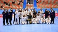 قهرمانی زنان ملی‌پوش فوتسال ایران در کافا