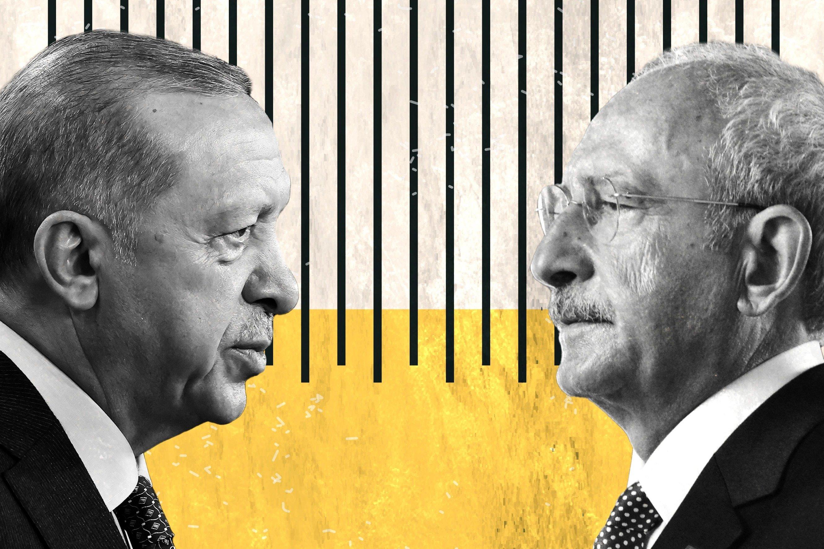 وضعیت عجیب اردوغان و یک مرد در انتخابات ترکیه خبرساز شد + فیلم
