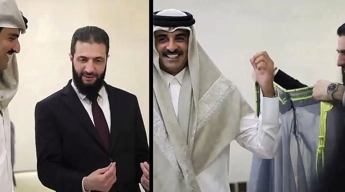 هدیه جولانی به امیر قطر + فیلم