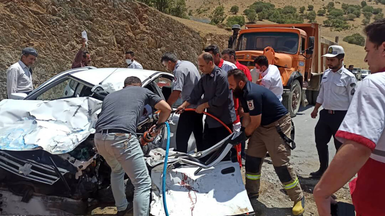 مرگ بیش از هزارنفر در حوادث رانندگی مرداد ماه