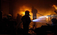 آتش‌سوزی ۲ مغازه در میدان ناصرخسرو خرم‌آباد