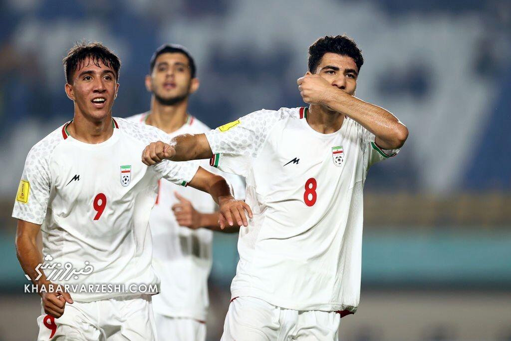 گلزنی تیم ملی فوتبال نوجوانان ایران در جام جهانی