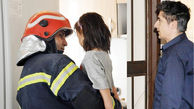 فداکاری مردجوان در نجات جان دو کودک از آتش سوزی مهیب + عکس