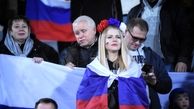 تصاویر زن عجیب روس در آزادی خبرساز شد