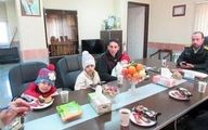 اعزام یک سرباز به خدمت با 4 فرزند در تبریز + عکس