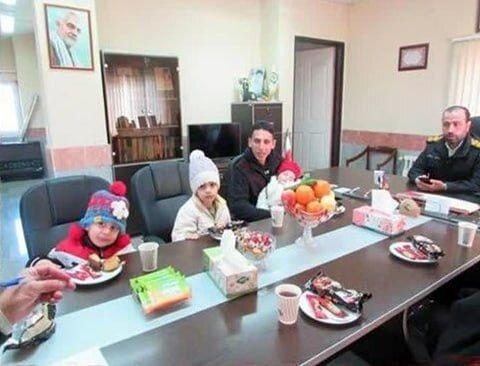 اعزام یک سرباز به خدمت با 4 فرزند در تبریز + عکس