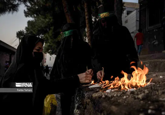 عزاداری بانوانِ نقابزده در «چهل منبر» لرستان 9