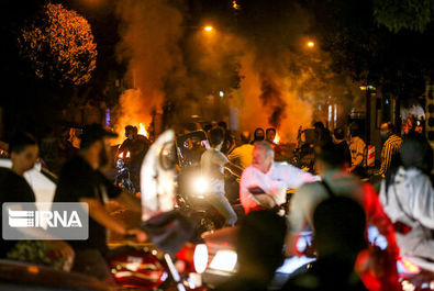 چند تصویر از ناآرامی های شنبه شب تهران