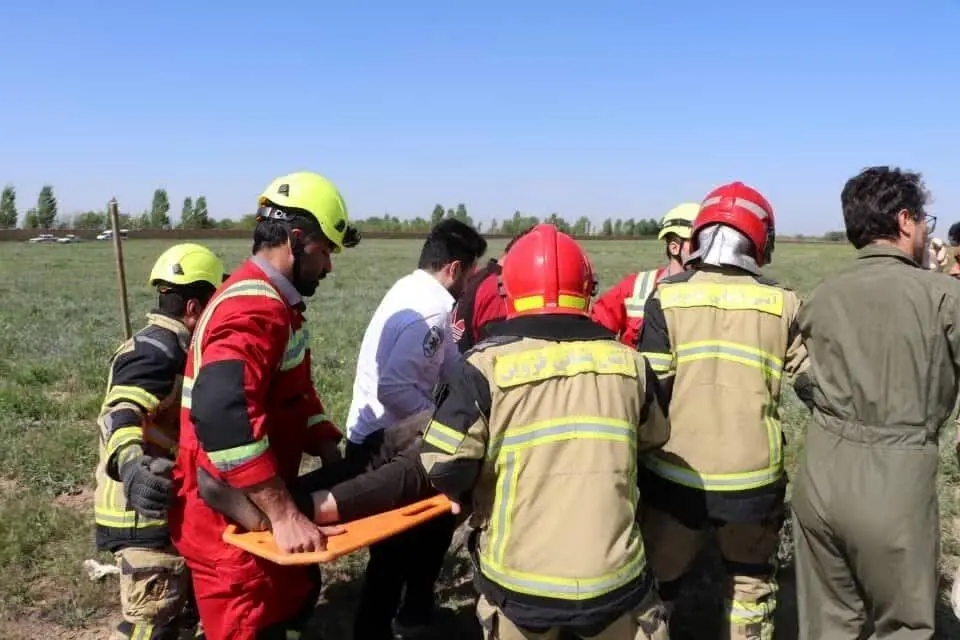سقوط هواپیمای آموزشی در قزوین حادثه آفرید