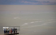 دریاچه ارومیه پر آب شد/ خروش زرینه رود به سمت دریاچه ارومیه + فیلم