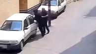 ویدئوی لحظه دستگیری سارق خودرو توسط مردم در تبریز
