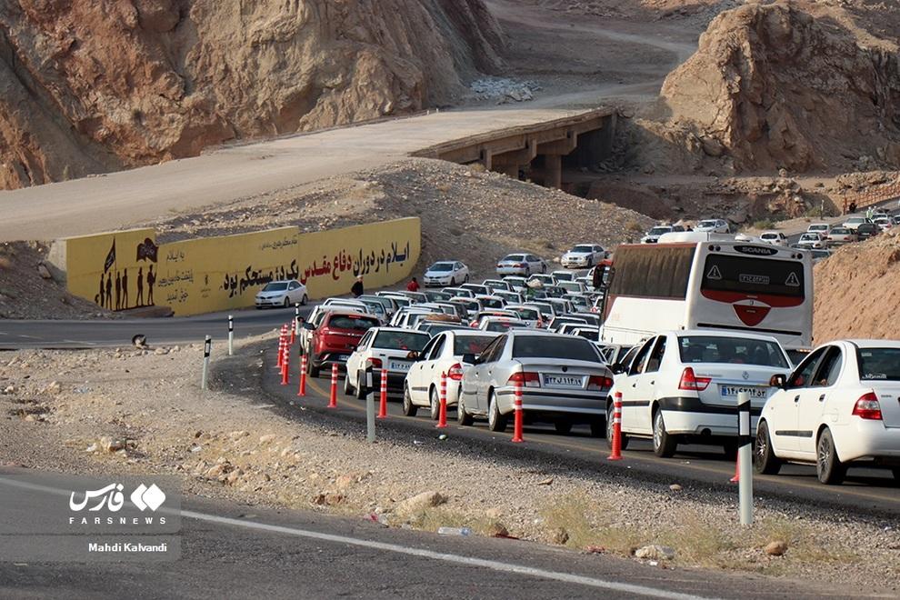 ترافیک سنگین به سمت مهران + عکس