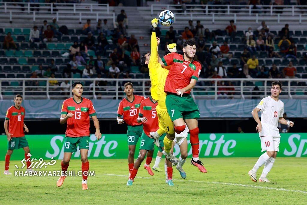 شکست تیم ملی فوتبال ایران مقابل مراکش در ضربات پنالتی
