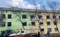 بمباران بیمارستان کودکان در اوکراین