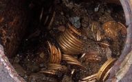 کشف گنج و سکه های تاریخی مربوط به دوران اشکانی و ساسانی در نهاوند + عکس