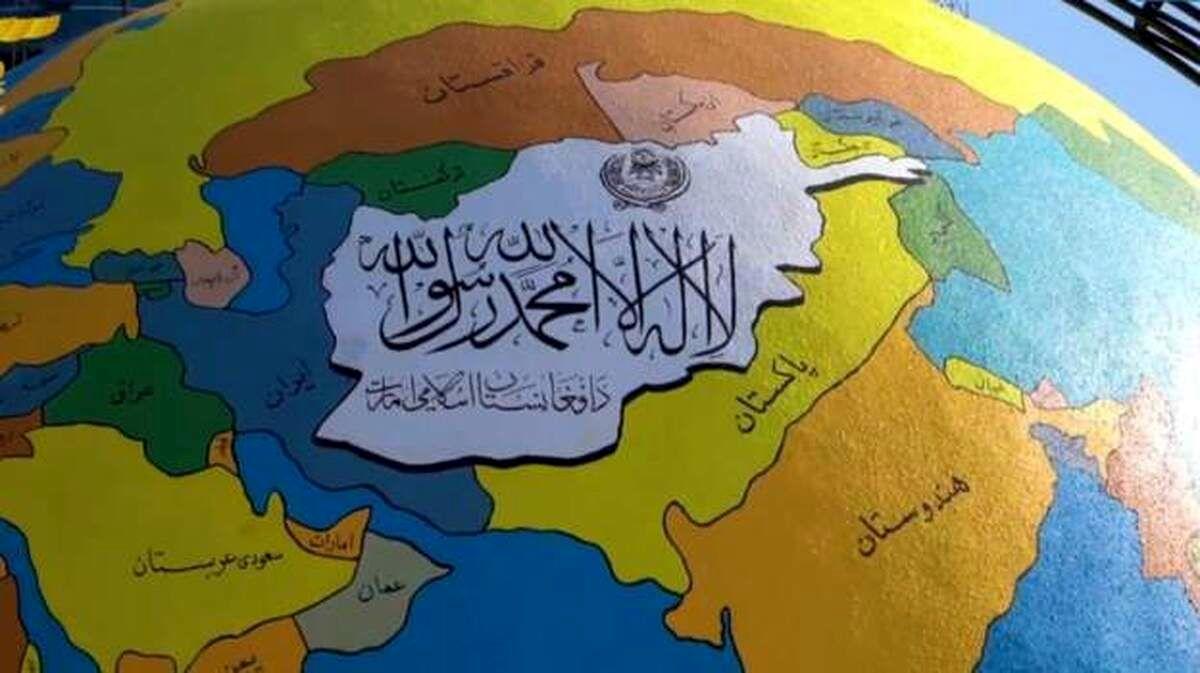 توهین طالبان به مرزهای ایران با رسم نقشه جدید افغانستان + عکس
