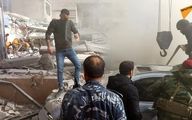 اولین تصاویر از  حمله موشکی اسرائیل به ساختمان سپاه در دمشق +فیلم 

