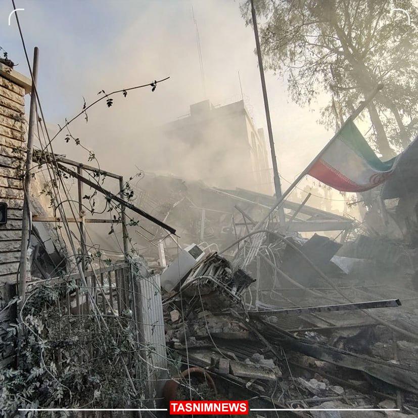واکنش طالبان و سفارت روسیه در تهران به حمله اسرائیل به کنسولگری ایران