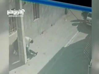 زورگیری ترسناک از یک زن در شهریار مقابل دوربین‌ها