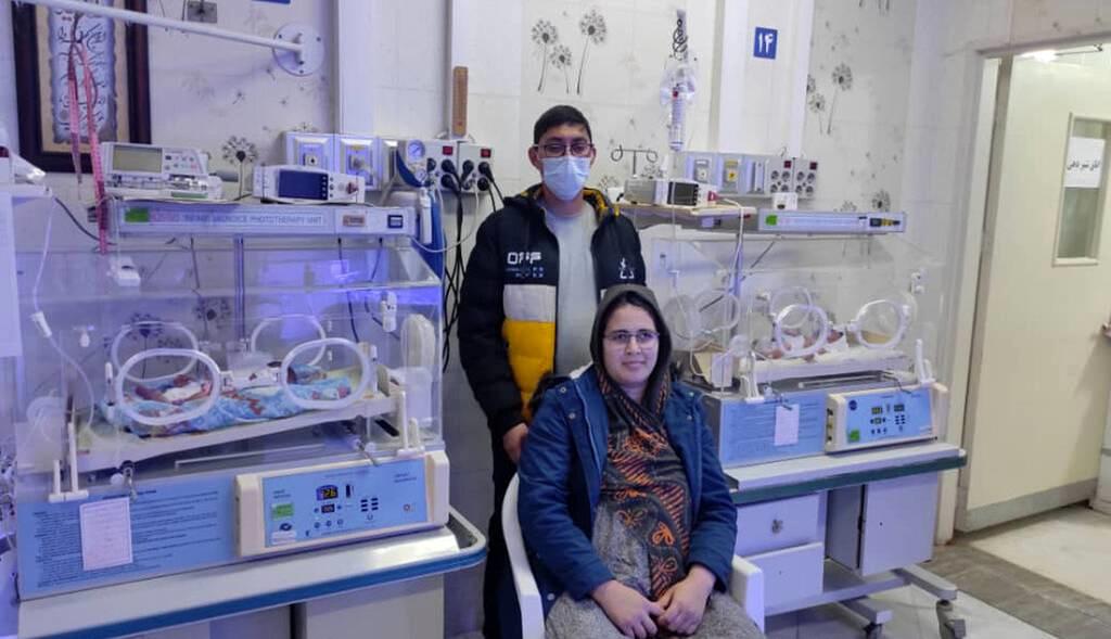 تولد نوزادان چهارقلو در گلستان از مادر 28 ساله + عکس 