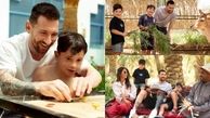 گردش مسی و خانواده‌اش در عربستان+فیلم