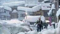 ببینید| مرگ ۱۷ ژاپنی به دلیل پارو کردن برف!