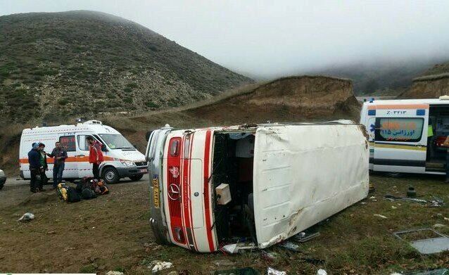 حادثه دلخراش برای دانش آموزان در تصادف مینی بوس پاتاوه به دهدشت 