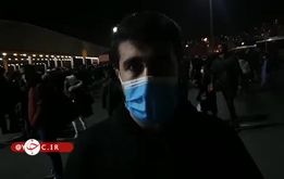 سرگردانی مردم در میدان آزادی تهران | ویدئو