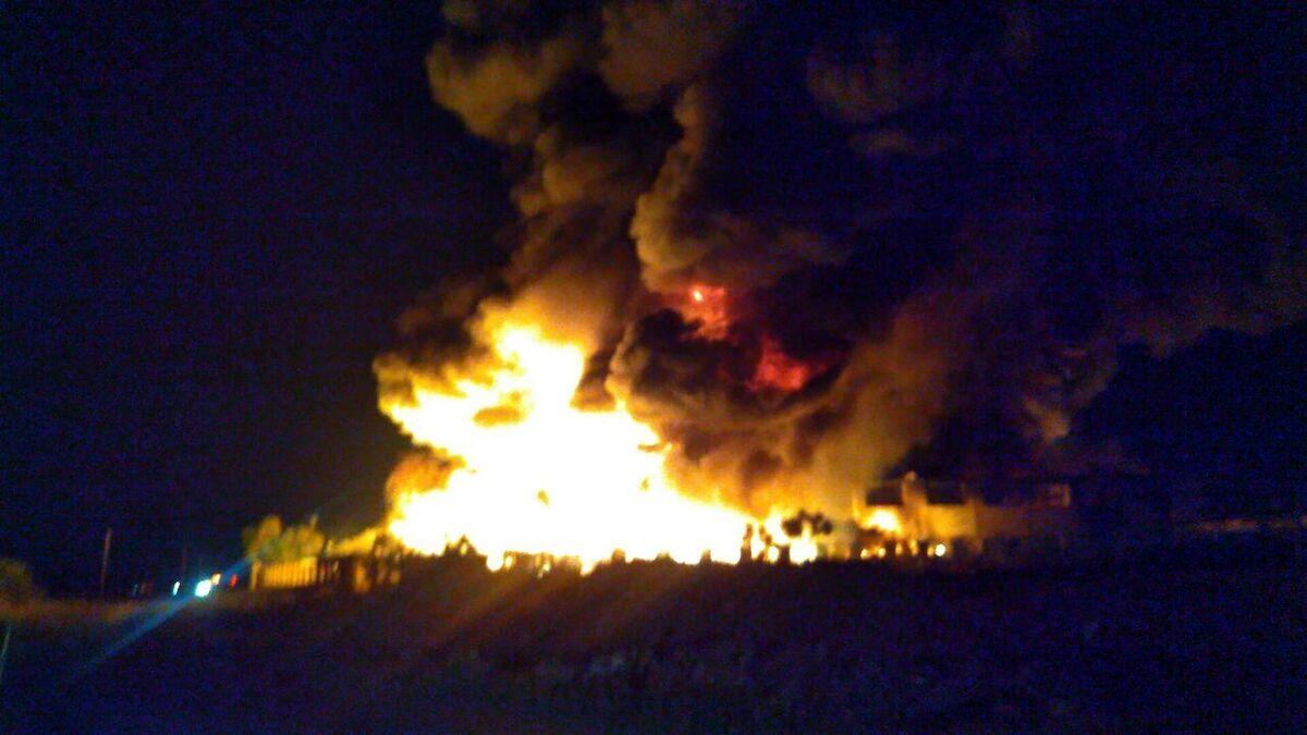 آتش‌سوزی هولناک در جنوب تهران / ویدئو