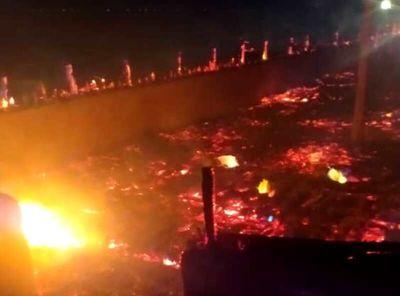 یک اقامتگاه بومگردی در چابهار معروف به آتش کشیده شد