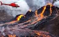 چهارمین فوران آتشفشانی در ایسلند و اعلام وضعیت اضطراری/ببینید
