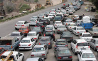 آخرین وضعیت راه‌ها و جاده‌های کشور | ترافیک سنگین در جاده چالوس 