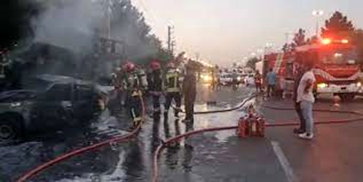 5 کشته و زخمی در انفجار ۲ خودرو در اسلامشهر 