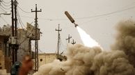حمله راکتی به پایگاه آمریکا در بغداد / فیلم