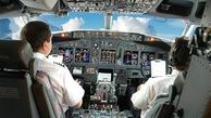 فوت ناگهانی خلبان مسافربری در حال پرواز! +فیلم