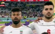 بازیکنان  سرود ملی را خواندند