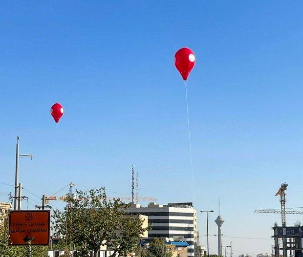 بالن‌های قرمز و خطرناک شهرداری تهران جمع شد