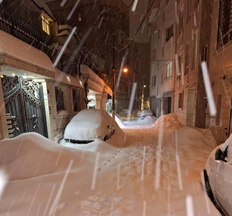 تصاویری زیبا از زمستان برفی تهران+فیلم