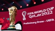 تصویر زیبای نمایش پرچم ایران در دوحه قطر به علت صعود تیم ملی به جام جهانی!
