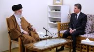 دیدار مهم بارزانی رئیس اقلیم کردستان عراق با رهبری+عکس