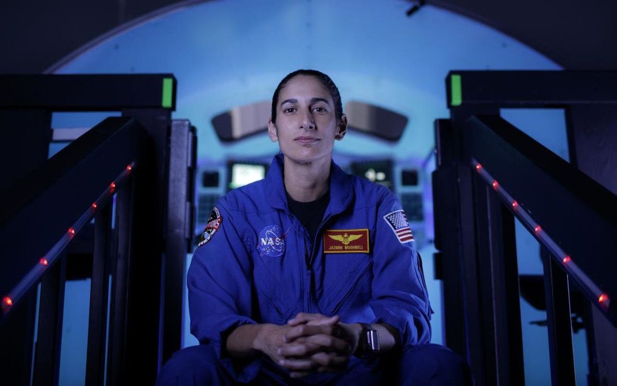 یاسمین مقبلی با خود غذای ایرانی به فضا برد / عکس خاص فضانورد ایرانی تبار قبل از ترک زمین