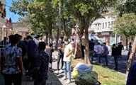 اعتراضات در سقز در مراسم چهلم «مهسا امینی» و حمله به مرکز نظامی ارتش | اینترنت شهر قطع شد