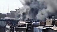 آتش سوزی بزرگ در محدوده بازار تهران | اطلاعیه پلیس راهور / اولین فیلم و تصاویر راببینید