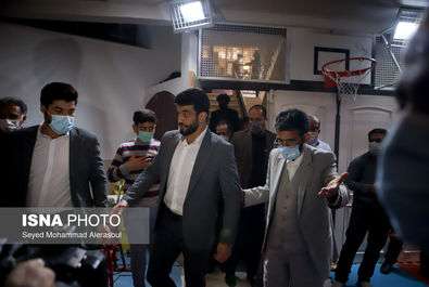 حسن یزدانی در آسایشگاه معلولین ذهنی شهید بهشتی مشهد
